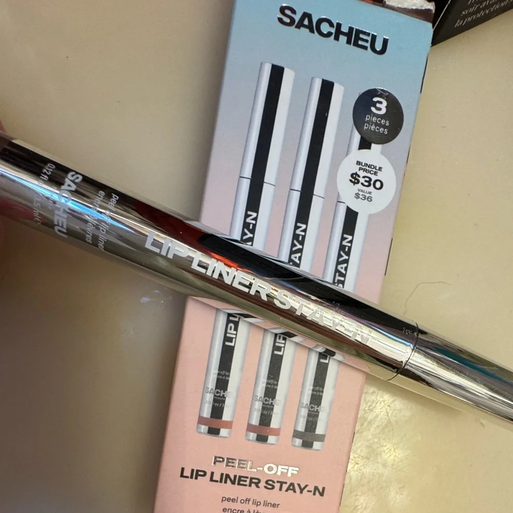 Sacheu 04 HEY-zel peel off lip liner stay N - Picture 3 of 11